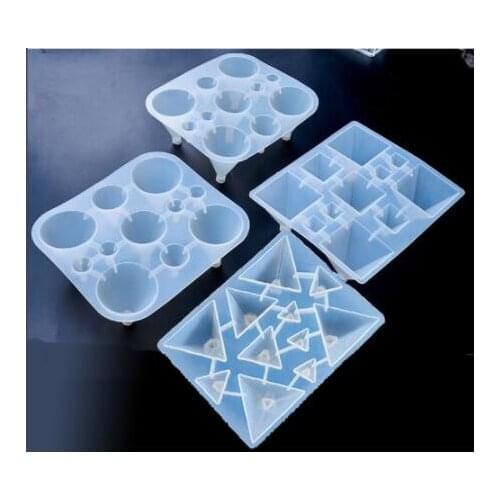 NEW Pyramid Cones Silicone Mold 3D UV Resin Epoxy Tools different size 3 style for choose Mold epoxy resin molds for jewelry