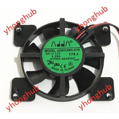 ADDA AD0412MX-G70 Server Cooling Fan DC 12V 0.06A 2-wire