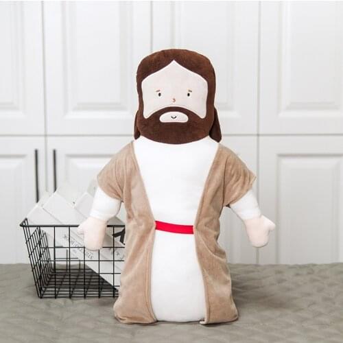 Jesus Christ pillow Plush cushion stuffed toy Jesus shape body pillow Bedding Bedroom home deco home gift Dropshipping