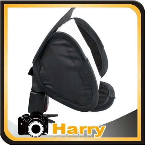 Camera Flash Diffuser 23x23cm Portable Mini Softbox with Carry Bag for Canon Speedlight 430EX 580EX 600EX SB900 SB800 SB700