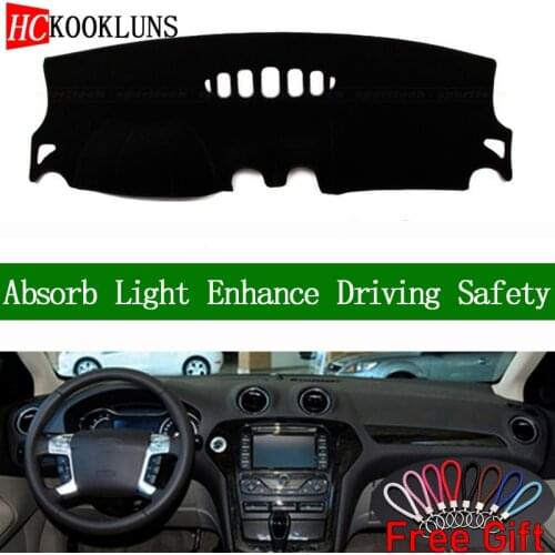 For Ford mondeo 2007 2008 2009-2012 Dashboard Cover Sun Shade Non-slip Dash Mat Pad Carpet Car Stickers Interior Accessories