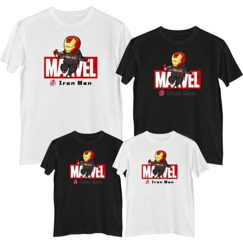 Marvel The Avengers Iron Man T shirt Summer Comfortable 100% cotton Fashion clothes for teens t shirt for men Clothing for boys