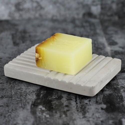 Silicone Mold Cement Soap Tray Rectangular Stripe Handmade Plate Mould Nordic Original Ornaments