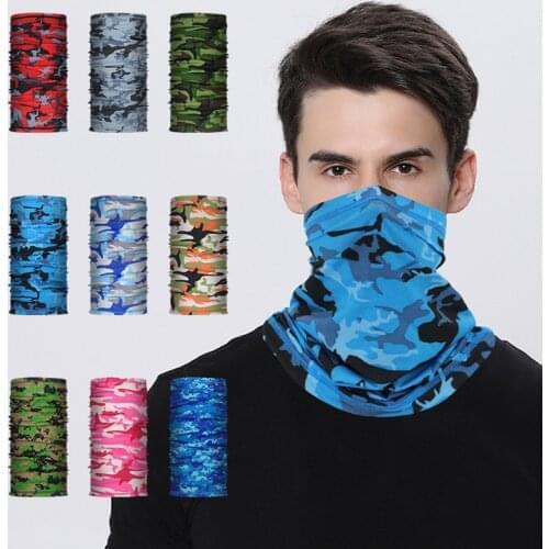 Bicycle Sunscreen Ice Silk Men Scarf Outdoor Fishing Magic Face Mask Multi-functional Bandana Riding Women Sports Neckerchief