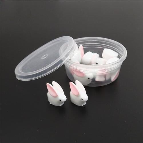 1 Box Resin Dome Seals Cabochon Cute Swan Rabbit Dolphin Animal White Findings For DIY Jewelry Making, 8-10 PCs/Box
