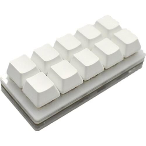 10-Key Plug&Play HID Standard Programmable Mechanical Custom Keyboard Macro keypad With 1.8m Cable for Windows Linux Android