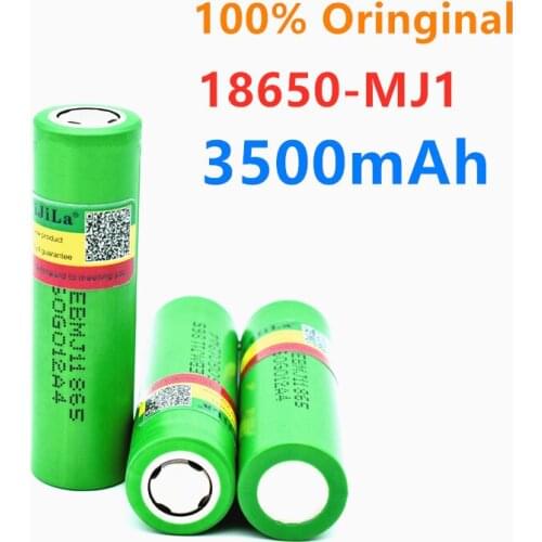 100% Original MJ1 3.7 v 3500 mah 18650 Lithium Rechargeable Battery For Flashlight batteries for 18650 MJ1 3500mah battery