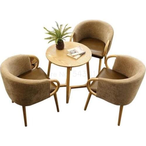 1200 Cafe Dessert Tea Shop Western Restaurant Tables and Chairs Combination Simple Fresh Leisure Negotiation Desk Chair Net Red