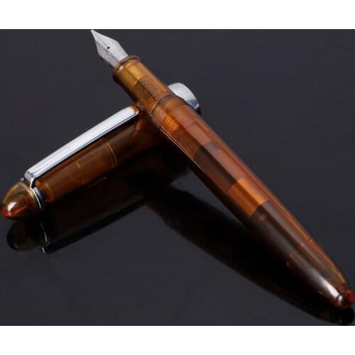 992 Transparent Fountain Pen 0.5mm Stationery school Supplies Writing Tools Gift 1pc/6pcs