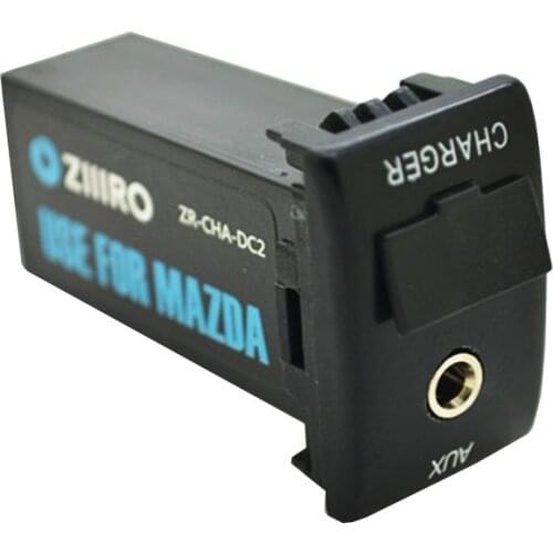 Car Audio Accessories 3.5mm AUX Jack USB Input Socket Adapter for Mazda 2 3 6 5 8 CX5 CX-5 RX-8 for smartphone