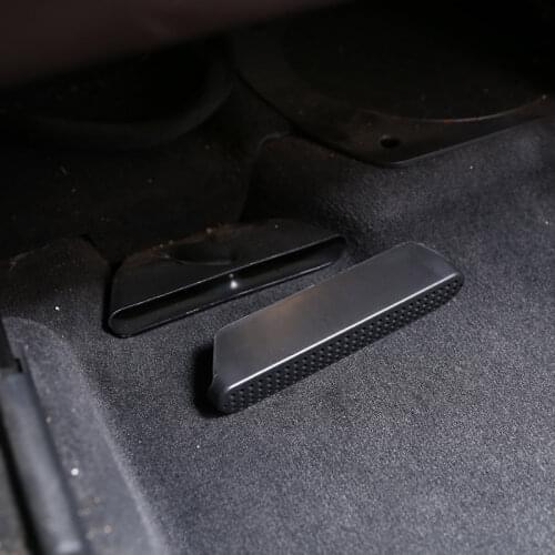 Car styling For BMW X3 G01 X4 G02 2018-2020 ABS plastic Black Air Outlet Cover Trim Under the seat Car Interior Accessories 2pcs