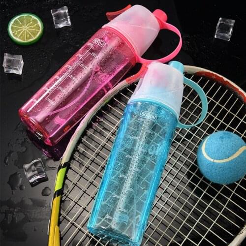 Home Spray Sports Water Bottle Kettle BPA Free Leak Proof Hiking Portable Bottles Bicycle Cycling 600ML Drinking Bottles Shaker