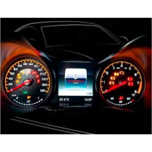For Mercedes-Benz C-class w205 Instrument Paper Upgrade to Sports C63 GLC AMG 320KM/H