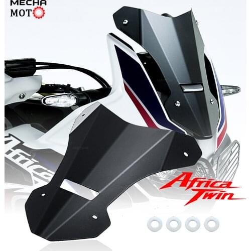 FOR HONDA CRF 1000L Africa Twin CRF1000L 1000 L Motorcycle windshield deflector WindScreen Wind Deflectors Wind Shield Cover