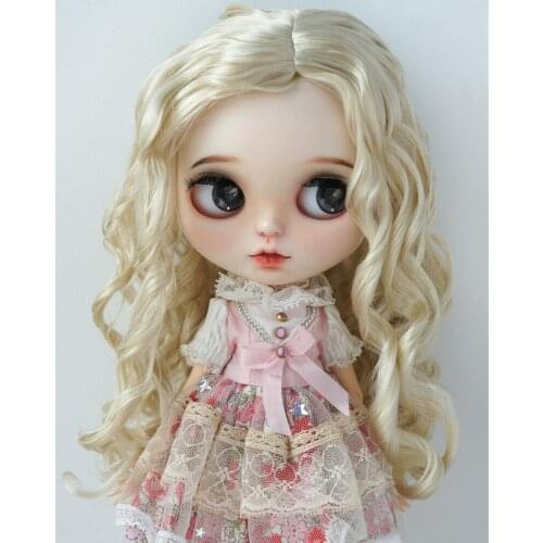 JD285 1/3 Fashion Long Wave Nobel Princess BJD Wig Size 8-9inch 9-10inch Synthetic Mohair Doll Accessories