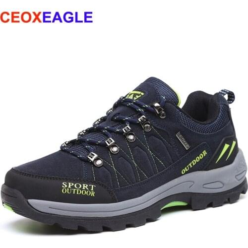 Mens Hiking Shoes Travel Shoes Women Outdoor Non-slip Wear Sneakers Men Lace Up Hunting Trekking Climbing Sports Couples Shoes