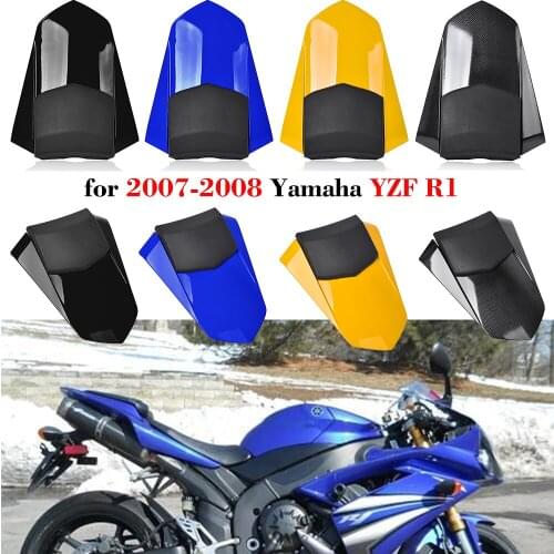 Motorcycle 07 08 YZF-R1 YZFR1 Accessories Rear Passenger Pillion Tail Seat Cowl Fairing Cover for 2007 2008 Yamaha YZF R1