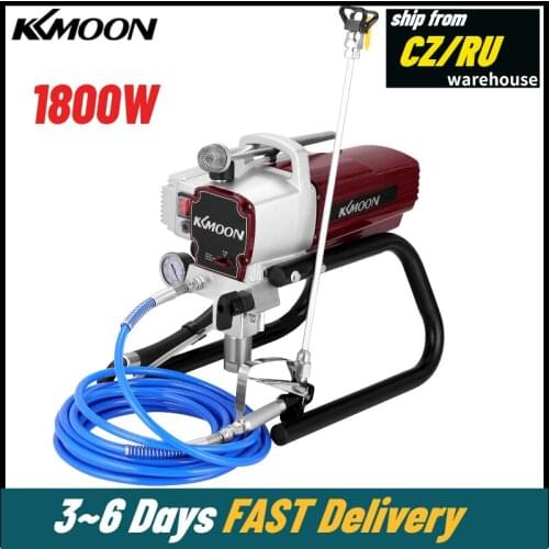 KKmoon Professional Airbrush High-pressure Airless Spray Gun Spraying Machine Electric Paint Sprayer Internal-feed Painting Tool