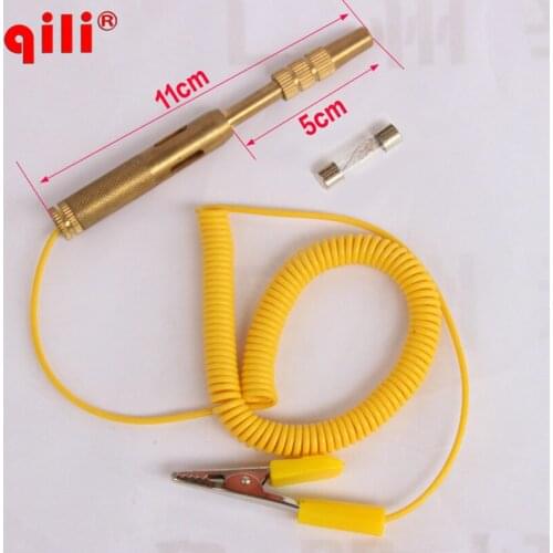 Qili CM-03 Auto Car Truck Motorcycle Golden Circuit Voltage Copper Tester Test Pen