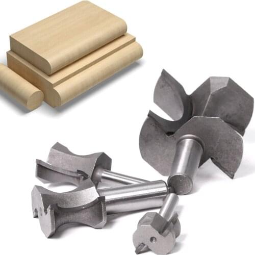 1/2 handle Woodworking Round Milling cutter Half round knife Engraving cutter Trimming knife Carving Chisel Carpenter Tools