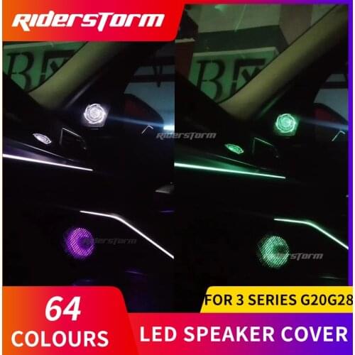 Led speaker for bm w 3 series G20 G28 speaker cover full set Luminous Speaker Tweeter Cover
