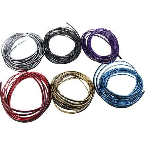 5M Universal Auto Chrome Car Seal Accessories Styling Interior Exterior Decoration Door Strip Moulding Trim Dashboard Edge