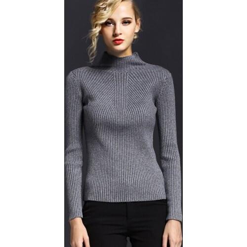 Women Sweaters And Pullovers 2020 New Autumn Winter Casual Knitted Women Tops Long Sleeve Basic Sweaters For Women L1839