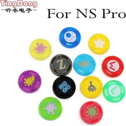 100pcs for Nintend Switch NS Pro Controller Silicone Cap Analog Cap Thumb Stick Grips replacement for NS Pro