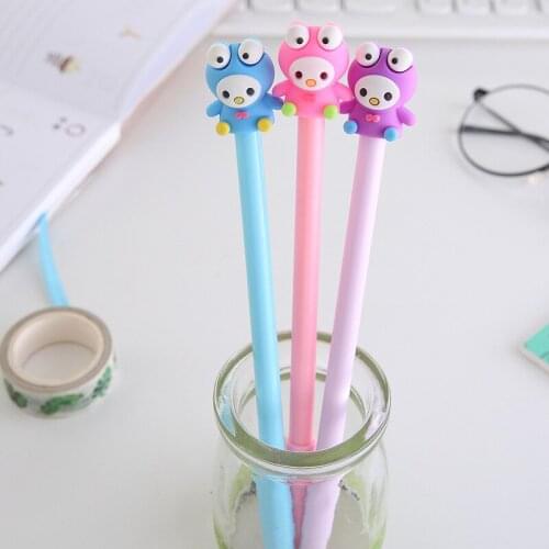 36pcs/lot Kawaii Gel Pens Cartoon Cat Office Supplies Pens for School Cute Stationary Kids Gift Japanese Cat Pens Free Shipping
