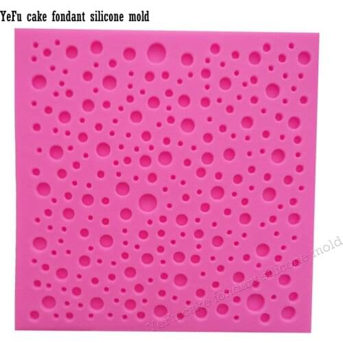 3D Lace round diamond gem pattern Cake Silicone Mold Decorating Tools cooking Baking molds F0896