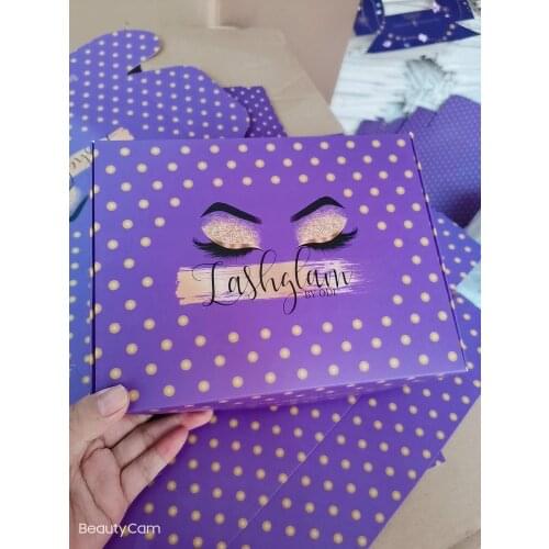 500pcs custom Paper Box print logo and design gift Box Packaging Party Favor Box Brown Kraft Cardboard Box Carton