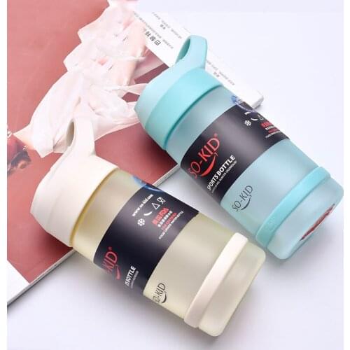 550ml Water Bottle With Straw Free Leak Proof Sport Water Bottles For Children Girl Travel Portable Fda