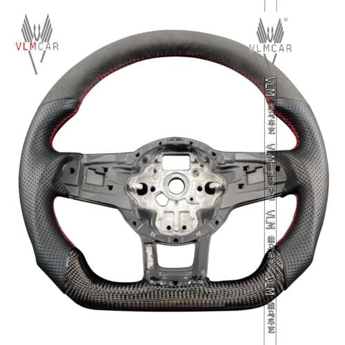 Private custom carbon fiber steering wheel for vw golf mk7/7.5 gti/r