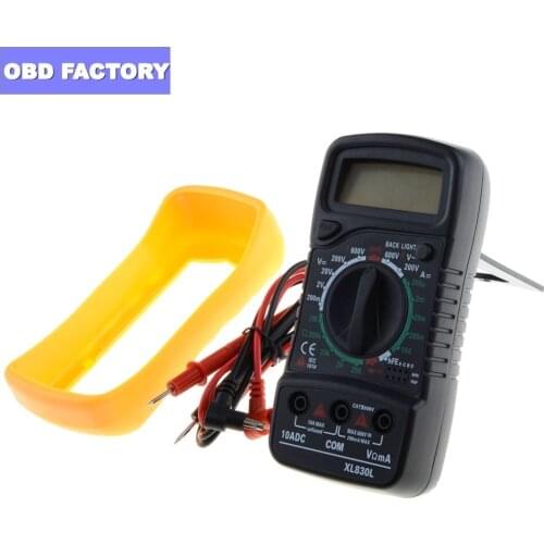 Xl830l digital multimeter XL830L Handheld LCD Multimetro Backlight AC/DC Ammeter Voltmeter XL830L Voltage Tester Ammeter