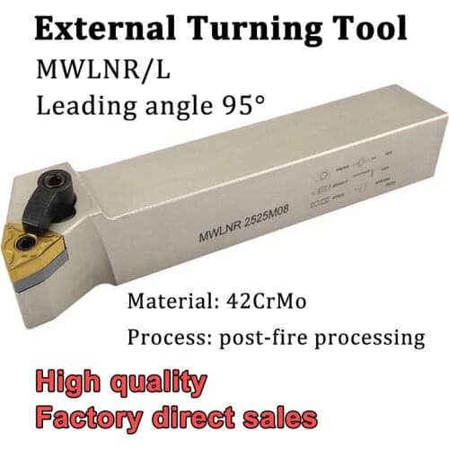 MWLNR MWLNL Turning Tool Holder MWLNR1616H08 MWLNR2020K08 MWLNR2525M08 CNC Lathe Cutter Tools for WNMG0804 Carbide Inserts