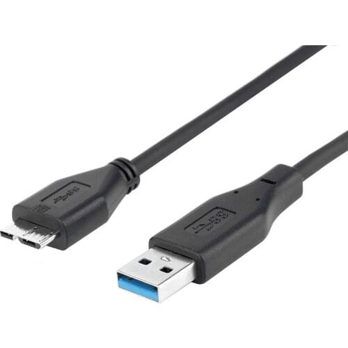 USB 3.0 Type A to Micro B Converter Cable USB3.0 Fast Data Sync Cable Cord Wire for External Hard Drive Disk HDD 50cm