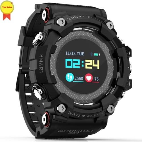 MK23 Smart Watch 5ATM Waterproof Men Sports Pedometer Heart Rate Monitor Sedentary Reminder Stopwatch Digital clockSmart watches