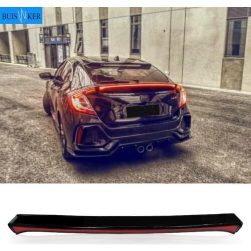 For Honda Civic Type R 2021 Multi-function LED Rear Bumper Fog Lamp Brake Light Dynamic Turn Signal Reflector