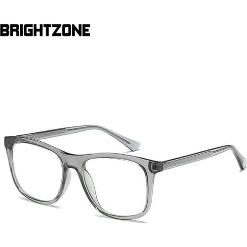 2021 New Trend TR90 Oculos Anti Blue Ray Light Glasses Frame Fashion Men And Women Flat Lens Matching Glasses Computer Goggles