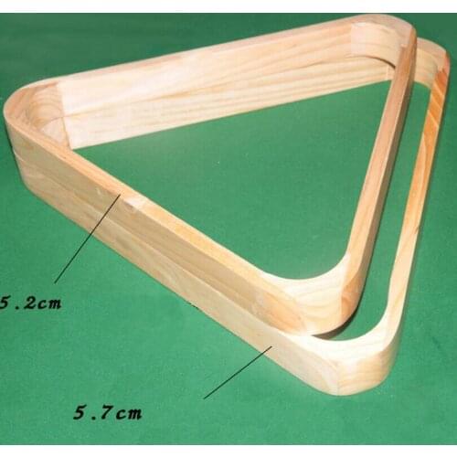 New Arrival Wood Billiard Triangle Rack 52mm/57mm 8-Ball Triangle Billiards Accessories Professional Handmade Durable China