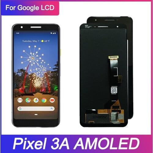 Original AMOLED For Google Pixel 3A LCD Display Touch Digitizer Screen G020A G020E G020B Replacement For Google Pixel 3A