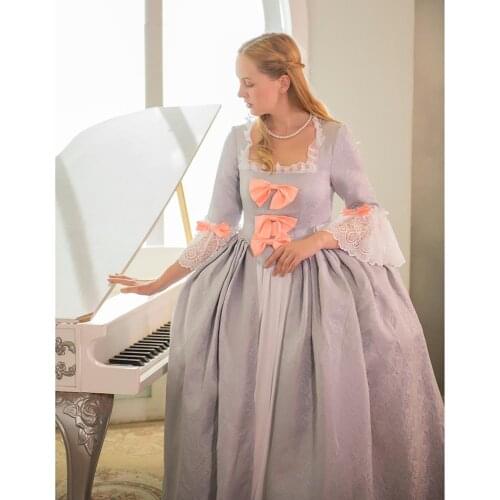 Cosplaydiy 18th Century Court Gowns Marie Antoinette Rococo Costume Dress Colonial Georgian Queen Court Gowns L320