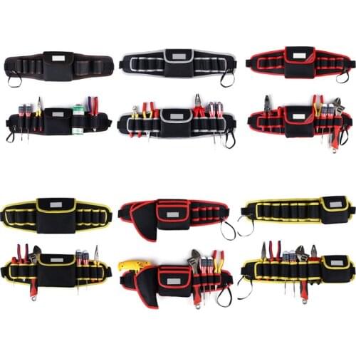 Electrician Drill Tool Bag Waist Pocket Pouch Belt Storage Holder Maintenance Kit Drop Ship