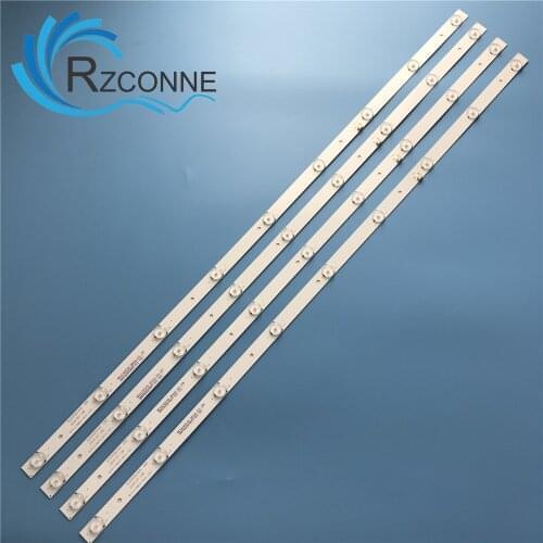 Used LED backlight strip 9lamp for Philips 43PFF5021 43PFF5011 T4312M LD43V22S DLED43GC4X9 DLED43GC 4X9 GC43D09-ZC23FG-01 ZC21FA