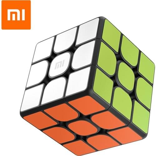 Original Xiaomi Smart Magic Cube Bluetooth 5.0 Six axis sensor APP 3D dynamic tutorial Smart Home linkage Puzzle Toy Gift XIAOMI