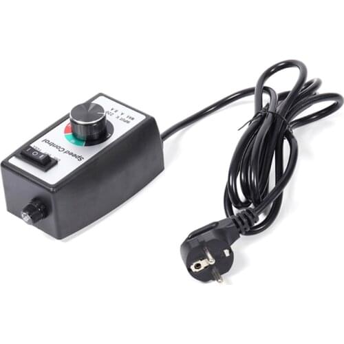 Universal EU Plug 230V 8A Stepless Motor Speed Controller Adjuster Duct Fan Governor Switch Dimmer Electric Regulator