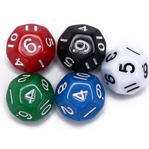 1Pc Gambling Tool 12 sided dice 12 face dice dnd game D12 dice Bar Party Accessories 25g