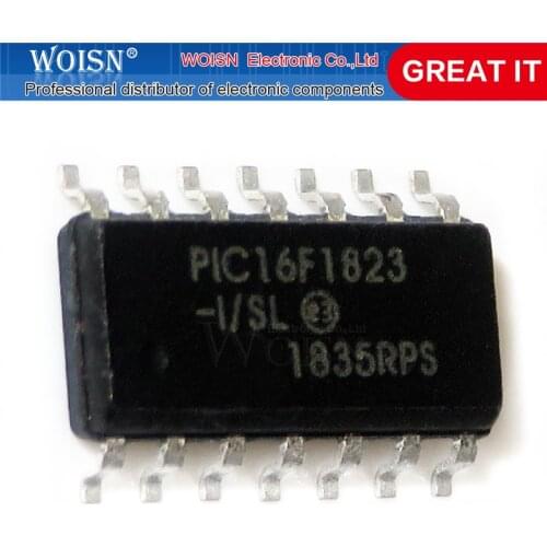 1pcs/lot PIC16F1823 PIC16F1823-I/SL SOP14 In Stock