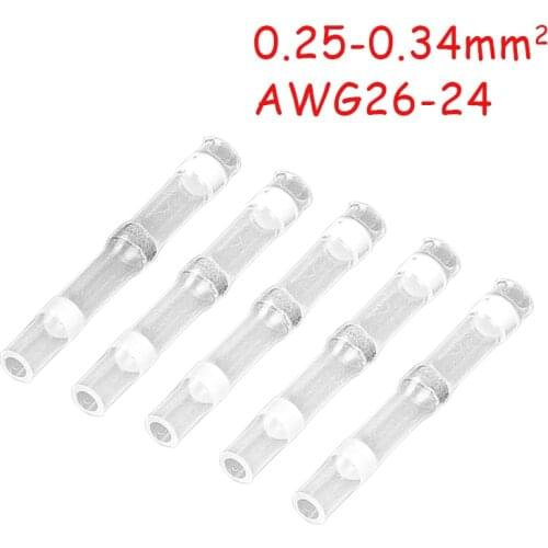 10/20/50PCS heat shrinkable tubing wire connector waterproof SST-S11 AWG26-24