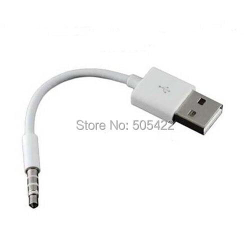 100pcs/lot 3.5mm to USB A type Audio Cable High Speed USB 2.0 Transfer Cable Data Cable